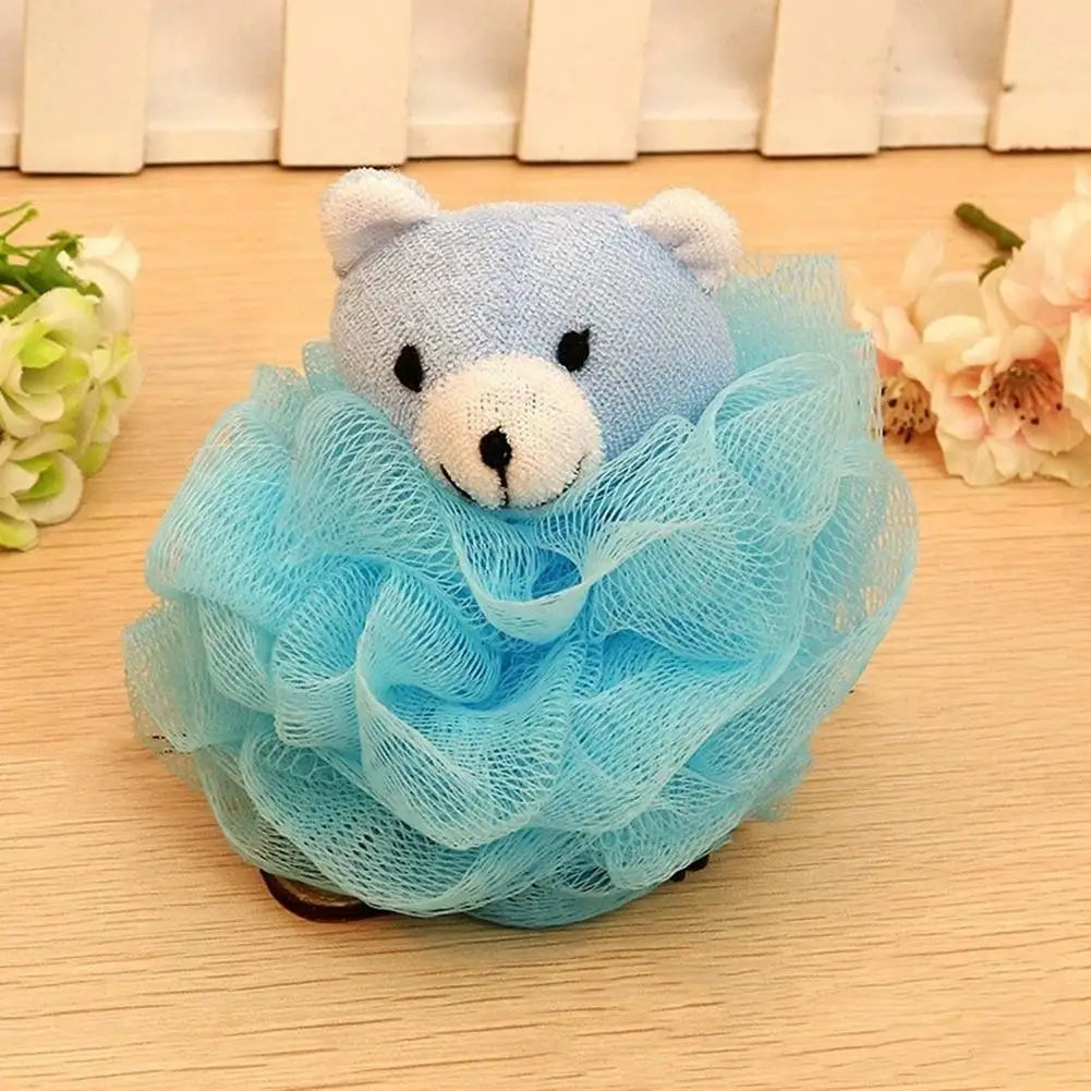 Éponge de Bain Fleur en Maille pour Enfant | Animaux Rigolos