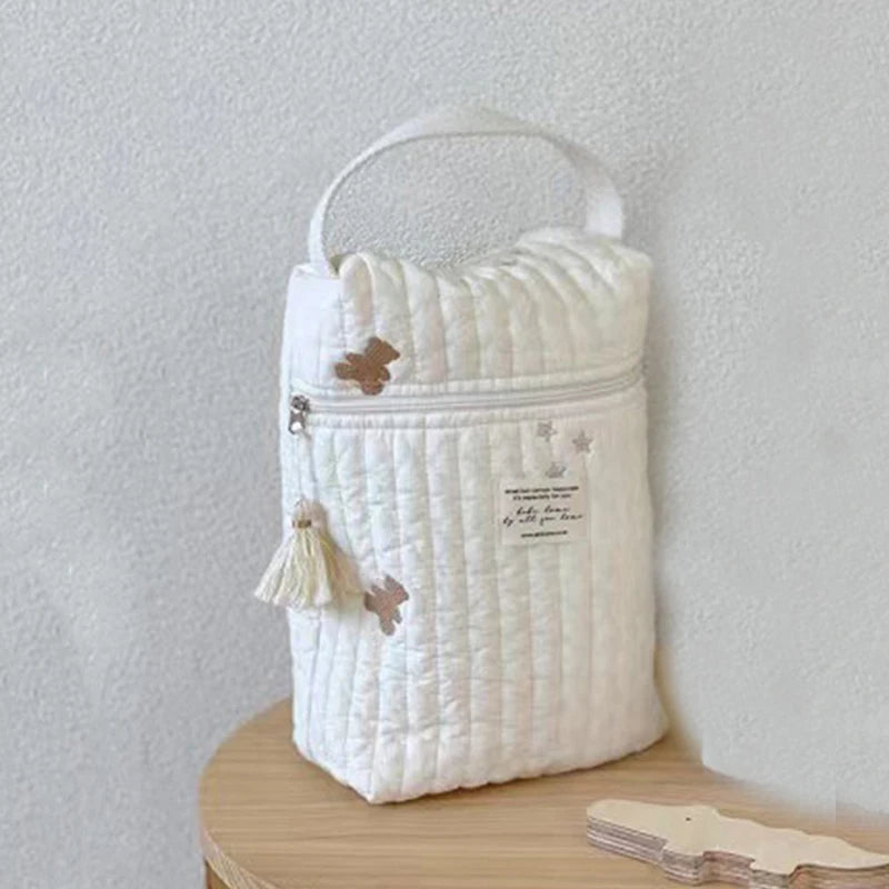 Sac à Langer Matelassé Premium – Élégance & Praticité