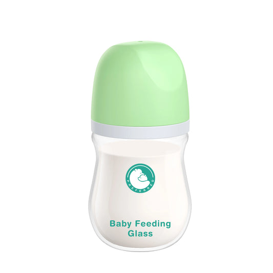 Biberon en Verre Anti-Colique Sans BPA pour Nouveau-Né | 90 ml / 160 ml