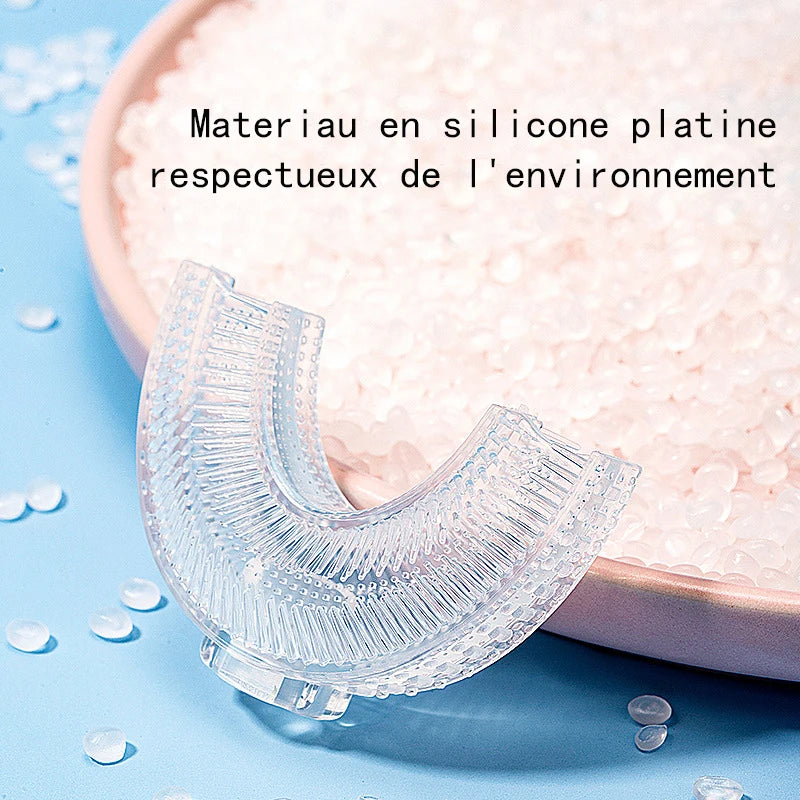 Brosse à Dents en U 360° pour Enfant | Nettoyage Complet et Ludique Évolutif
