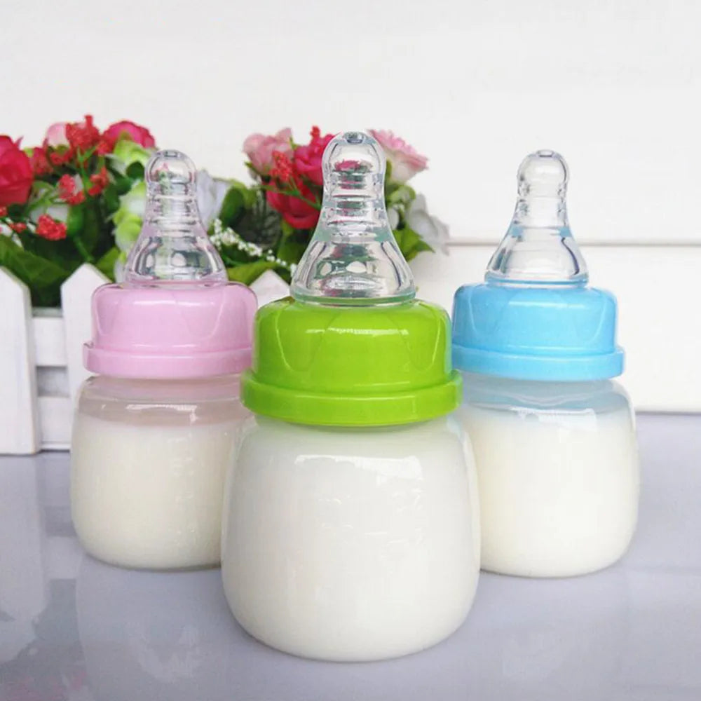Mini Biberon Nomade 60 ml pour Nouveau-Né | Sans BPA | Idéal Lait et Jus