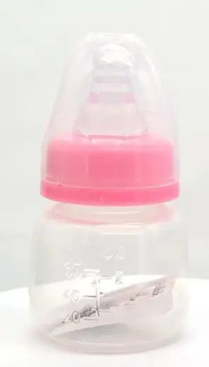 Mini Biberon Nomade 60 ml pour Nouveau-Né | Sans BPA | Idéal Lait et Jus