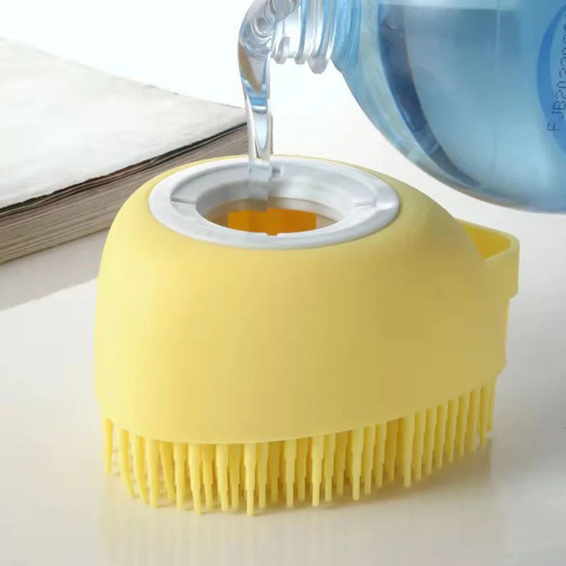 Brosse de Bain en Silicone Souple pour Bébé
