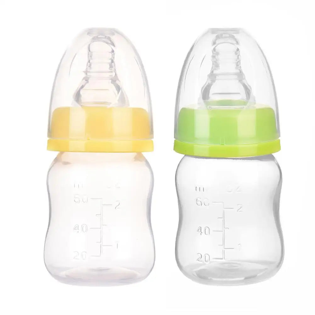 Mini Biberon Nomade 60 ml pour Nouveau-Né | Sans BPA | Idéal Lait et Jus