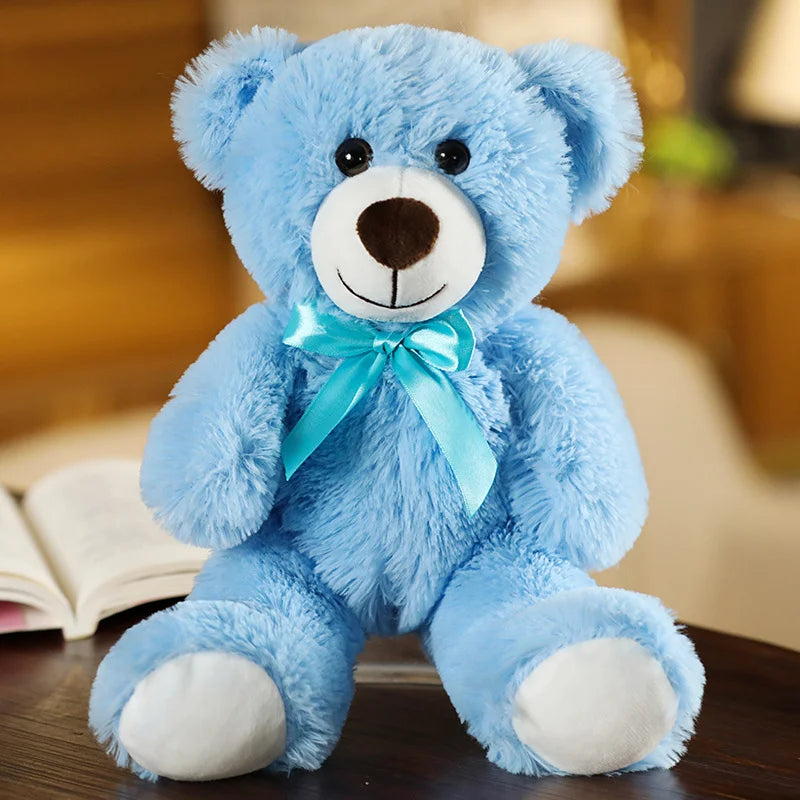 Ours en Peluche Géant avec Nœud Papillon Coloré | Compagnon Câlin XXL