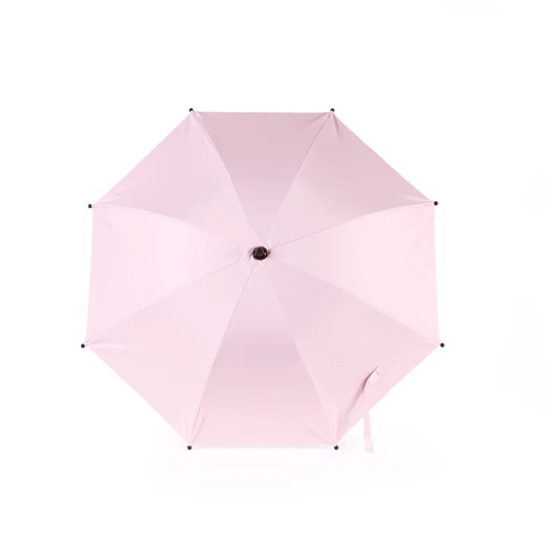 Ombrelle de Poussette Universelle Anti-UV, Parasol Flexible Réglable à 360°