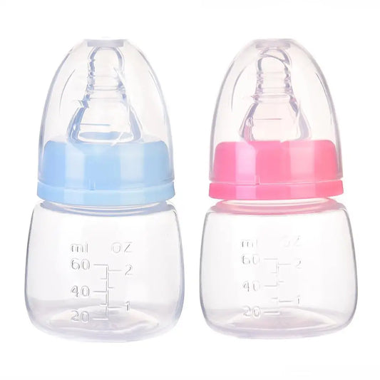 Mini Biberon Nomade 60 ml pour Nouveau-Né | Sans BPA | Idéal Lait et Jus