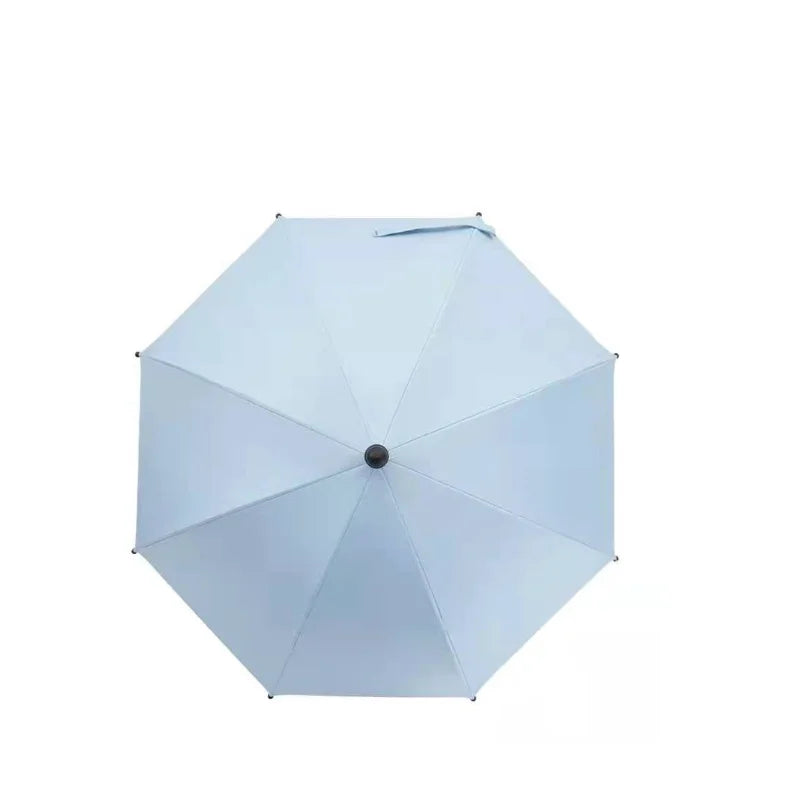 Ombrelle de Poussette Universelle Anti-UV, Parasol Flexible Réglable à 360°