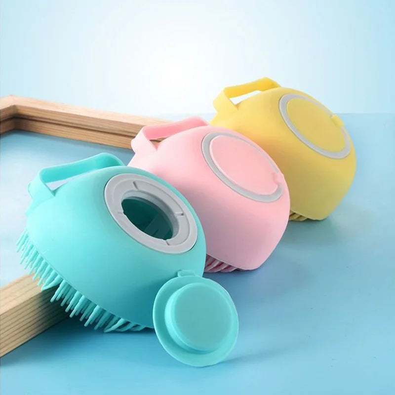 Brosse de Bain en Silicone Souple pour Bébé