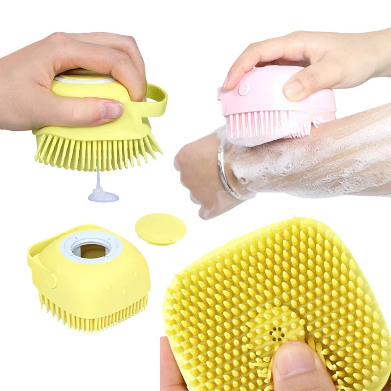 Brosse de Bain en Silicone Souple pour Bébé