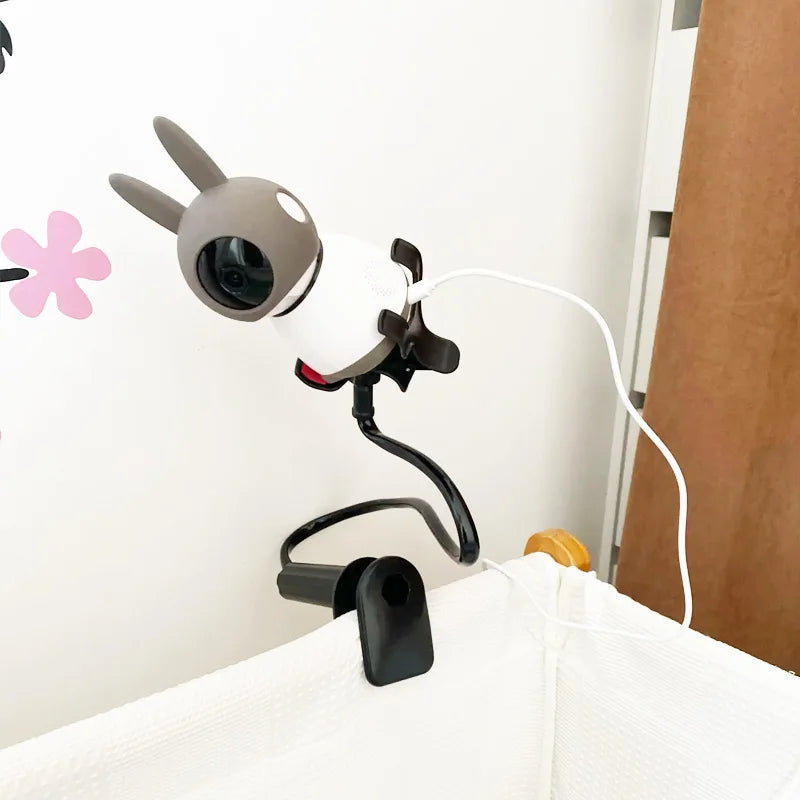 Support Universel pour Écoute-Bébé | Bras Long Flexible Réglable pour Berceau