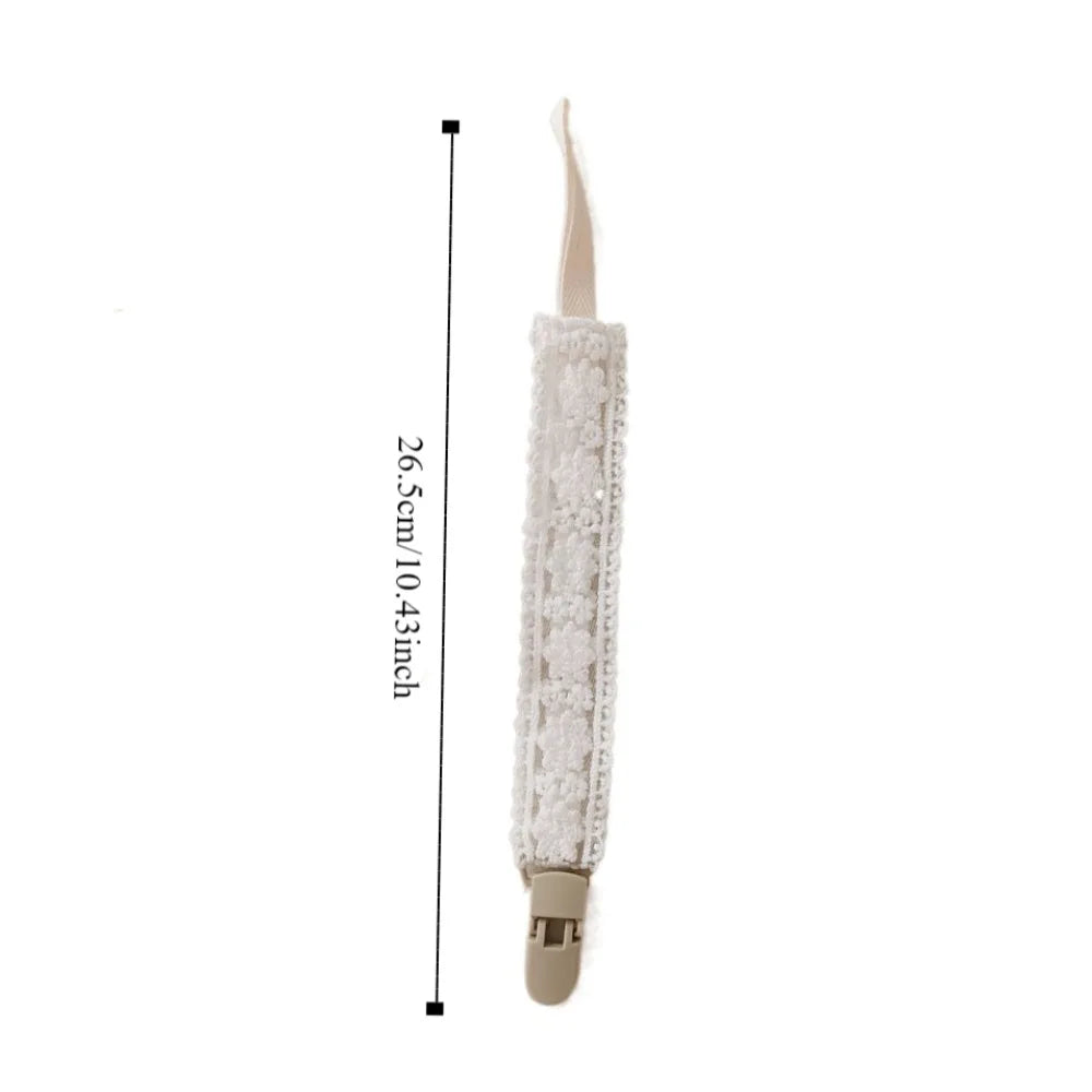 Attache-Tétine en Tissu Floral pour Bébé | Élégance Retro & Sécurité