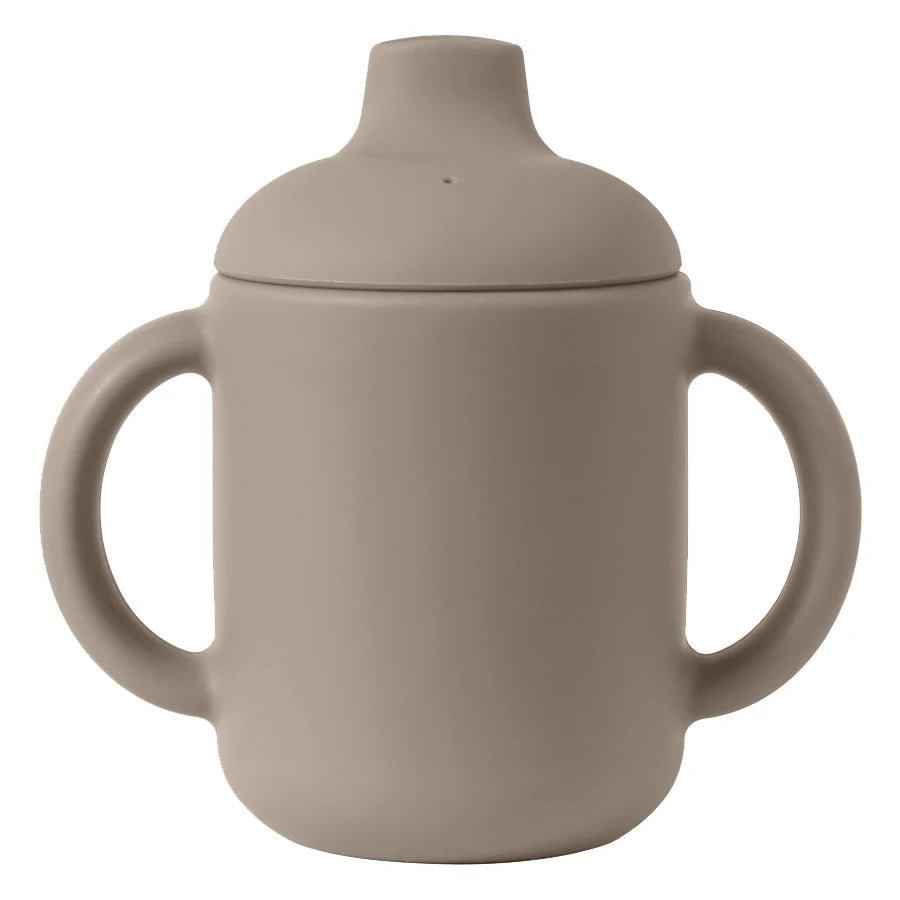 Tasse d'Apprentissage Étanche pour Bébé | Double Poignée en Silicone Souple Sans BPA