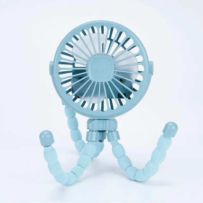 Ventilateur de Poussette Rechargeable à Clip | Fraîcheur & Mobilité