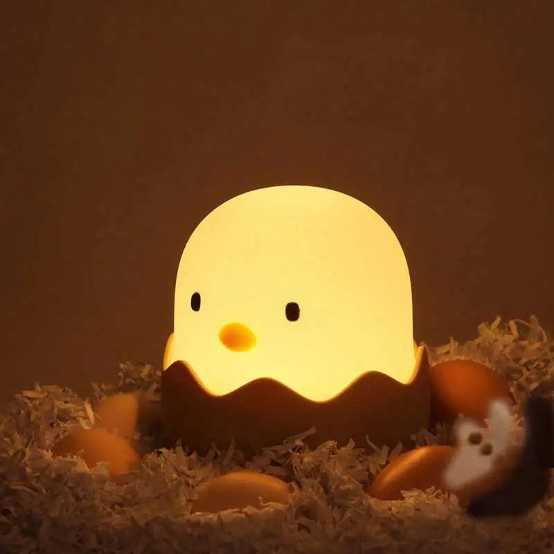 Veilleuse Tactile Poussin | Intensité Variable & Rechargeable