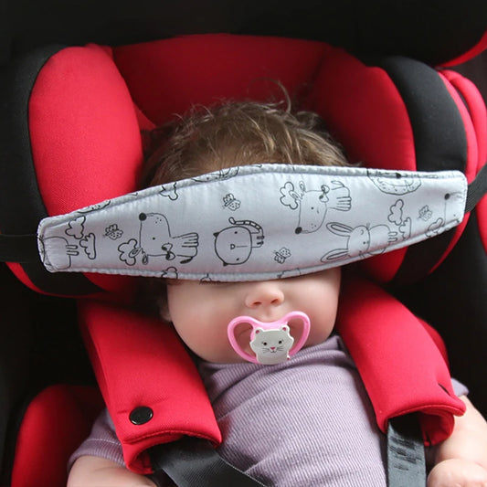 Bandeau de Support de Tête Réglable pour Siège Auto et Poussette Bébé | Sommeil Serein