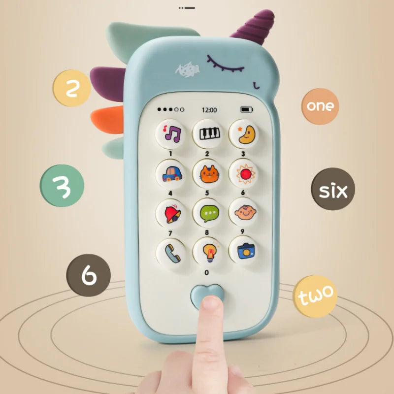 Téléphone Musical et Lumineux pour Bébé | Éveil & Imitation Unicorn