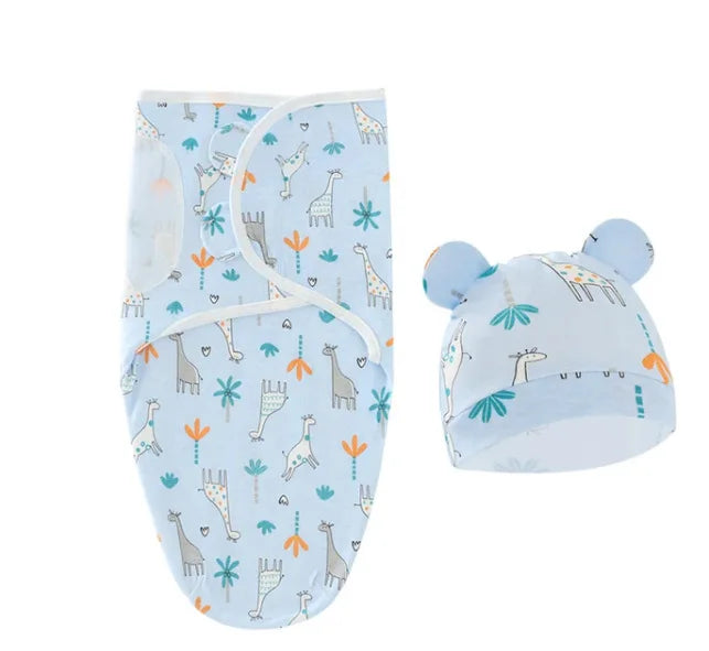 Couverture d'Emmaillotage 100% Coton | Sommeil Paisible & Réconfort Bébé