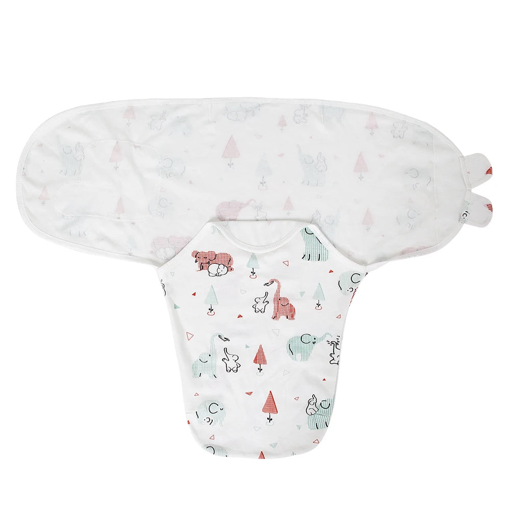 Couverture d'Emmaillotage 100% Coton | Sommeil Paisible & Réconfort Bébé