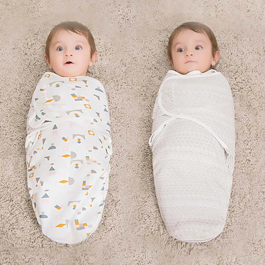Couverture d'Emmaillotage 100% Coton | Sommeil Paisible & Réconfort Bébé