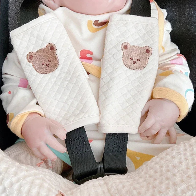 Coussins de Protection Thoracique et Bandoulière pour Poussette et Siège Auto | Confort & Douceur