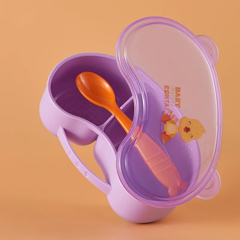Boîte Repas Compartimentée pour Bébé | Lunchbox Isotherme Chaud/Froid Nomade