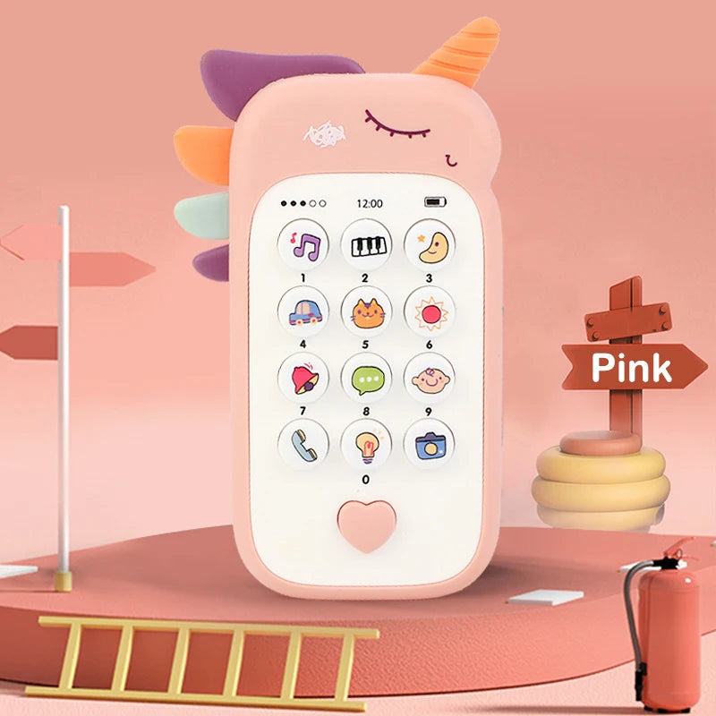 Téléphone Musical et Lumineux pour Bébé | Éveil & Imitation Unicorn