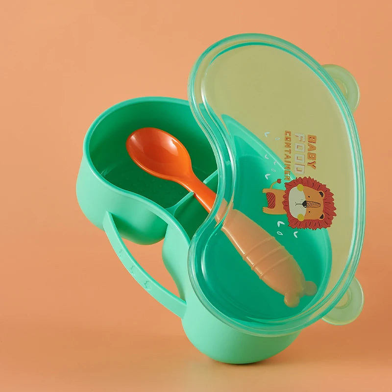 Boîte Repas Compartimentée pour Bébé | Lunchbox Isotherme Chaud/Froid Nomade