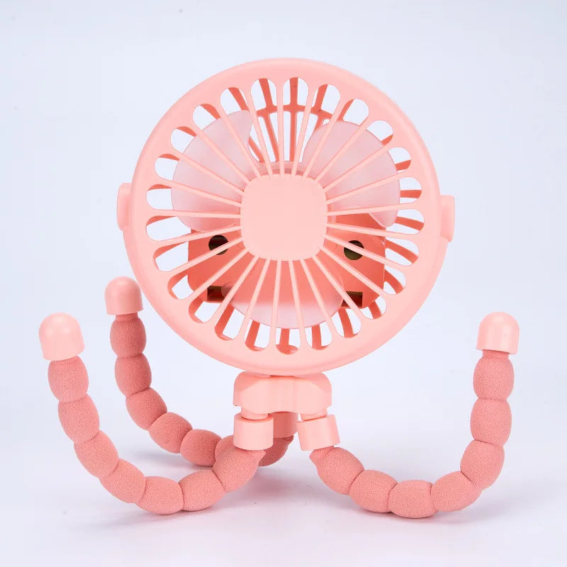 Ventilateur de Poussette Rechargeable à Clip | Fraîcheur & Mobilité