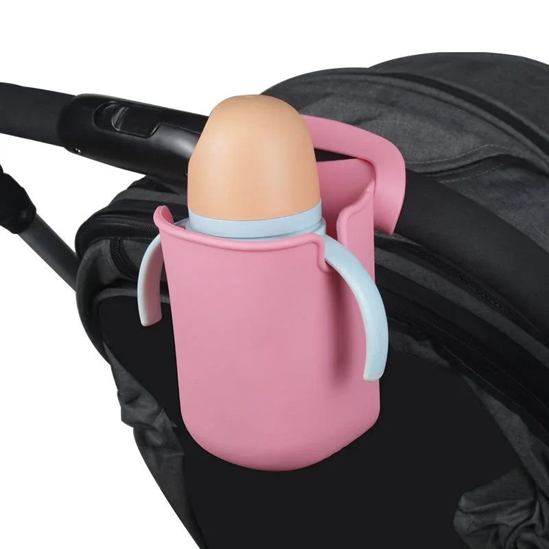 Porte-Gobelet Universel en Silicone pour Poussette | Attache Flexible et Multi-Support