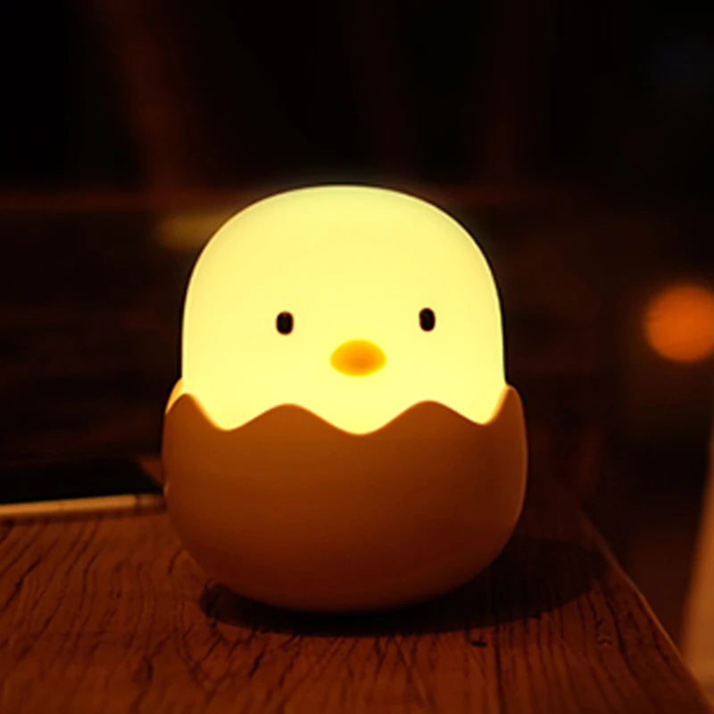 Veilleuse Tactile Poussin | Intensité Variable & Rechargeable