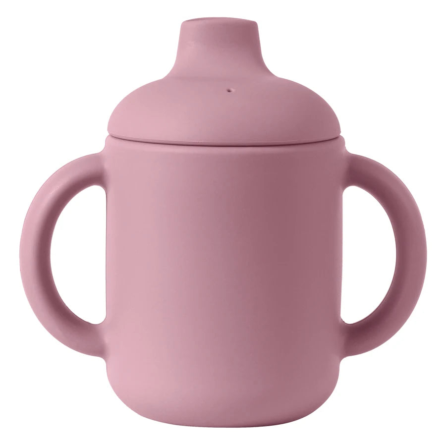 Tasse d'Apprentissage Étanche pour Bébé | Double Poignée en Silicone Souple Sans BPA
