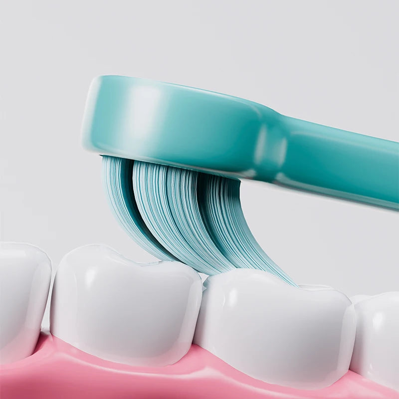Brosse à Dents Bébé 0-3 Ans avec Ventouse | Première Brosse à Dents Ergonomique et Ludique