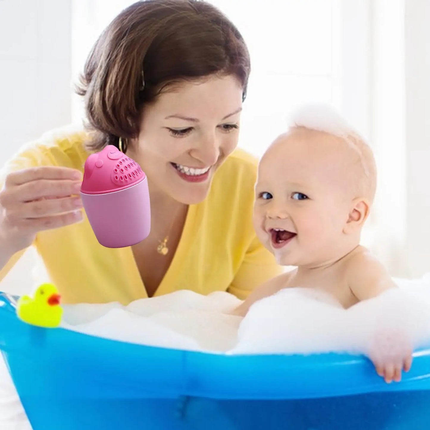 Gobelet de Rinçage pour le Bain de Bébé avec Poignée