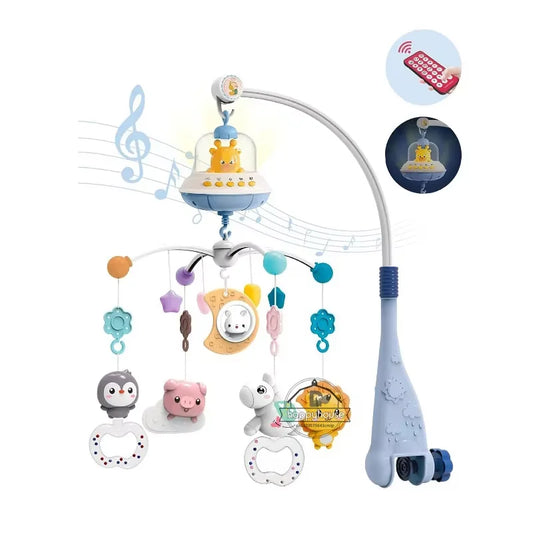 Mobile Musical à Projection | Éveil Sensoriel & Aide au Sommeil Bébé