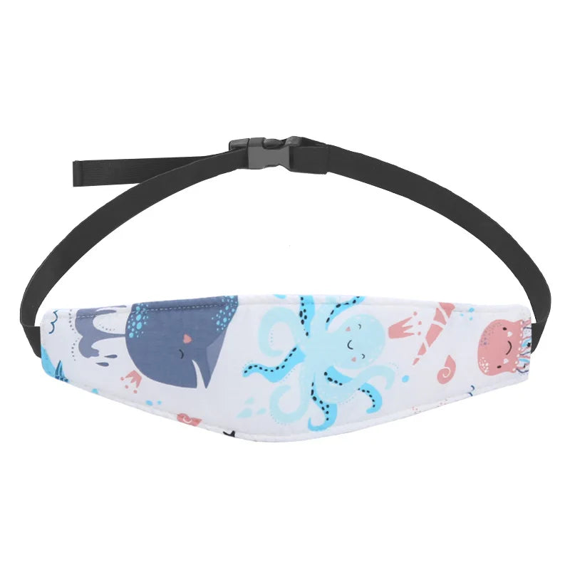 Bandeau de Support de Tête Réglable pour Siège Auto et Poussette Bébé | Sommeil Serein