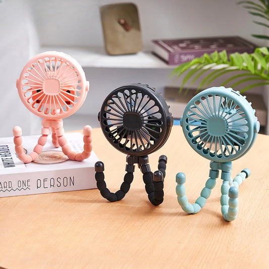 Ventilateur de Poussette Rechargeable à Clip | Fraîcheur & Mobilité