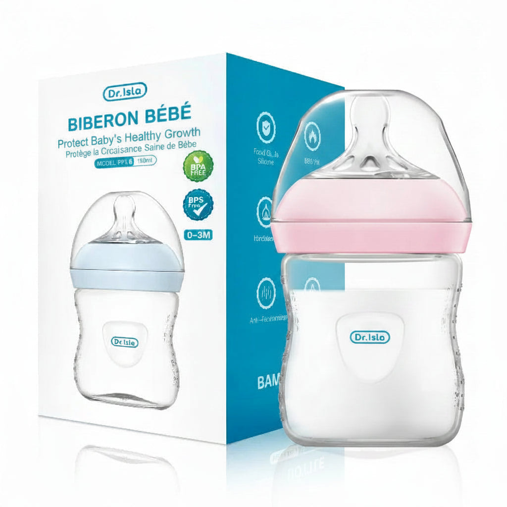 Biberon en PP Sans BPA avec Anses pour Bébé et Nouveau-Né | 150 / 240 / 330 ml
