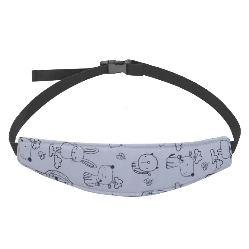Bandeau de Support de Tête Réglable pour Siège Auto et Poussette Bébé | Sommeil Serein