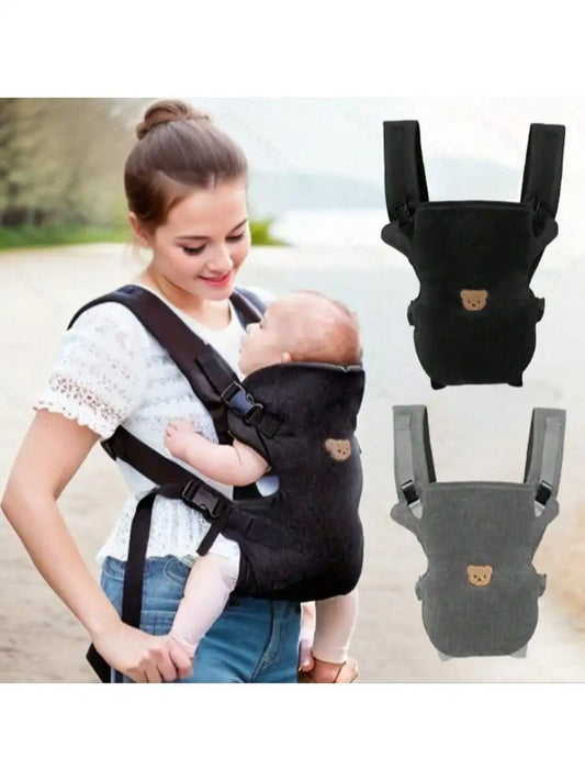 Porte-Bébé Ergonomique 4-en-1 | Porte-Bébé Physiologique Ventral et Dorsal