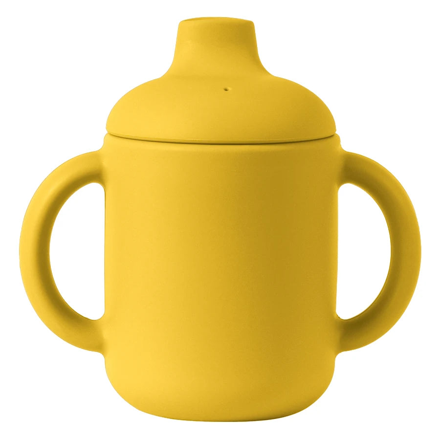 Tasse d'Apprentissage Étanche pour Bébé | Double Poignée en Silicone Souple Sans BPA