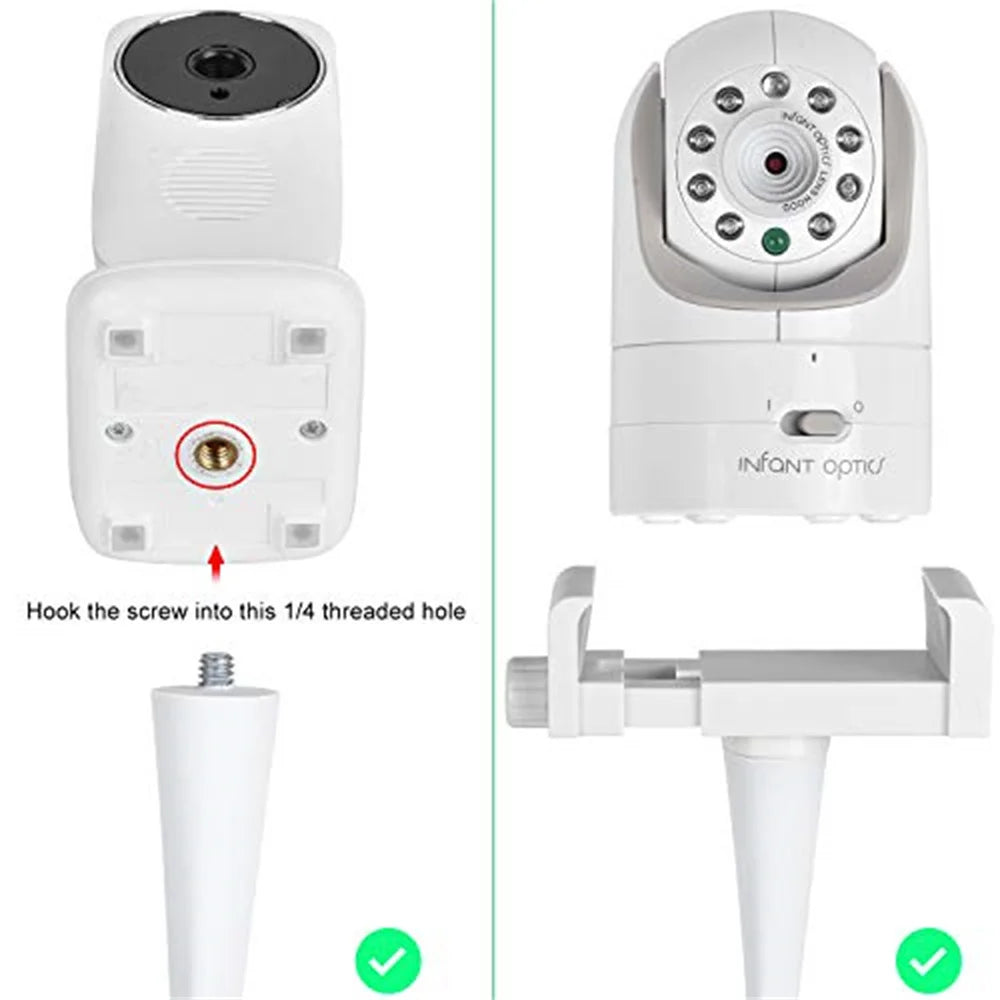 Support de Babyphone Universel | Bras Flexible Réglable pour Lit Bébé