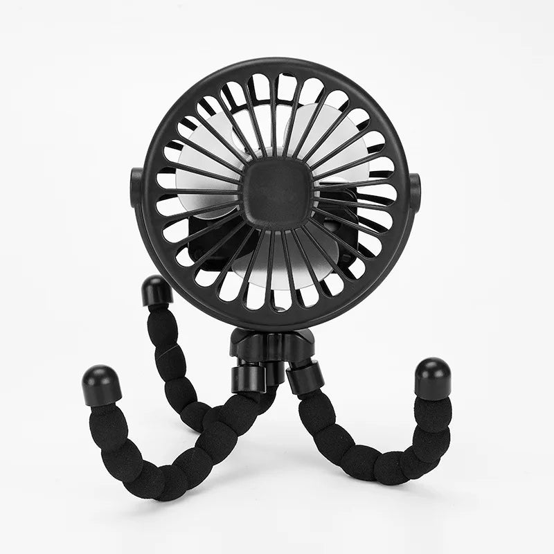 Ventilateur de Poussette Rechargeable à Clip | Fraîcheur & Mobilité