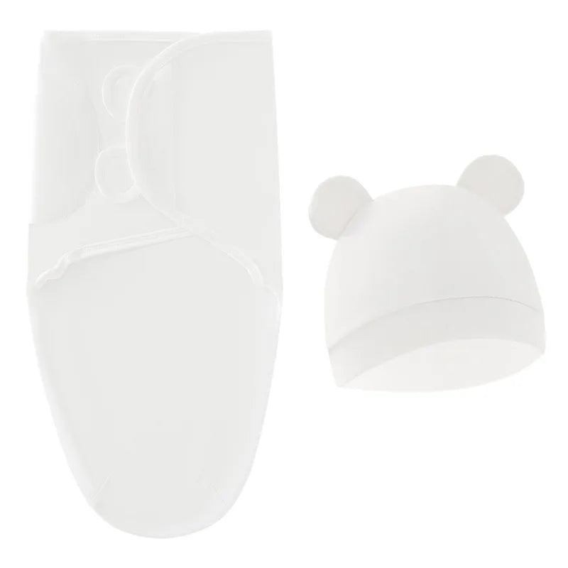 Couverture d'Emmaillotage 100% Coton | Sommeil Paisible & Réconfort Bébé