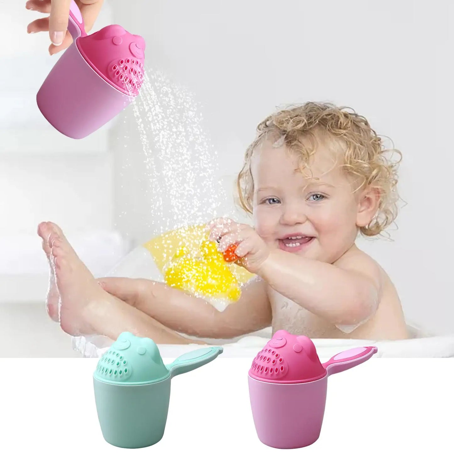 Gobelet de Rinçage pour le Bain de Bébé avec Poignée