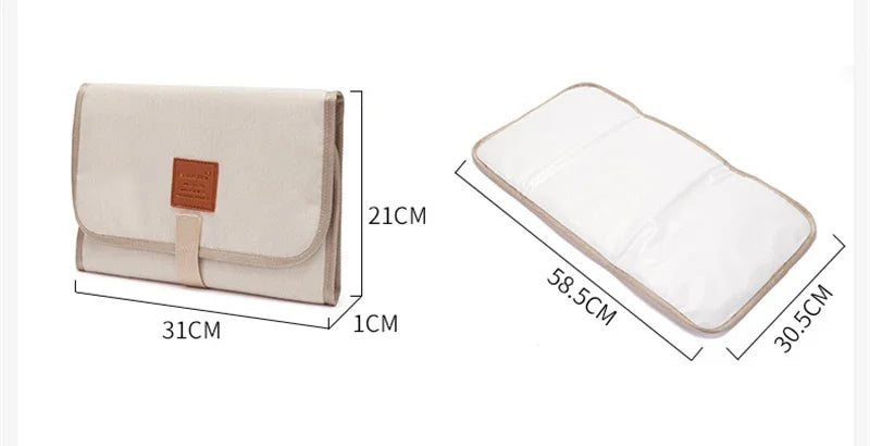 Tapis à Langer de Voyage Imperméable | Pliable et Compact