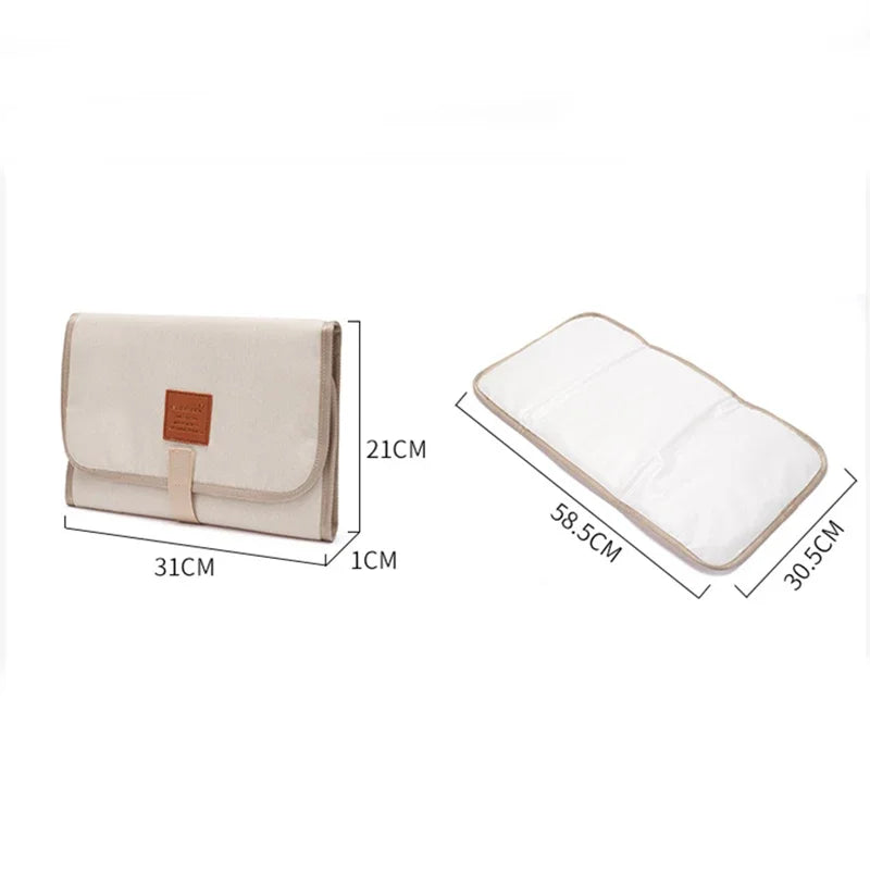 Tapis à Langer de Voyage Imperméable | Pliable et Compact