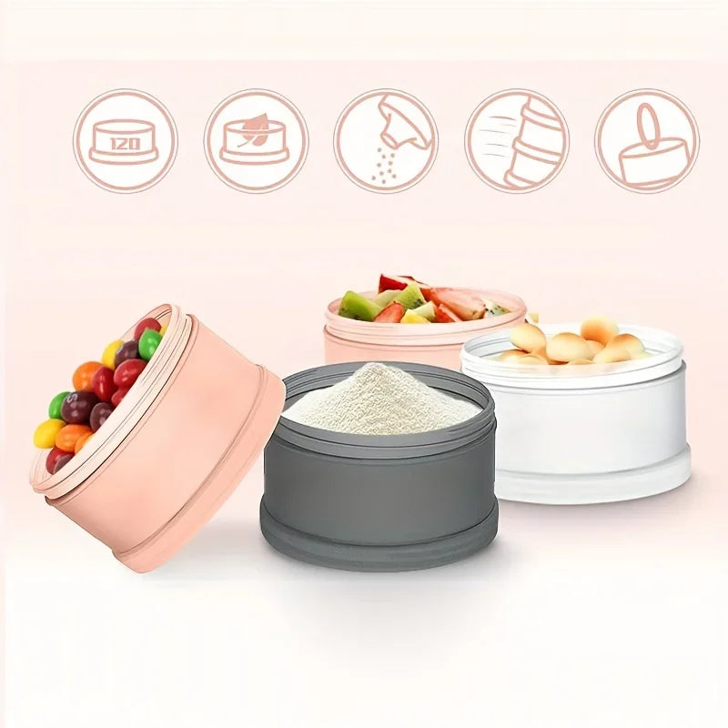 Dosette de Lait en Poudre Portable | Boîte de Rationnement Nomade pour Bébé