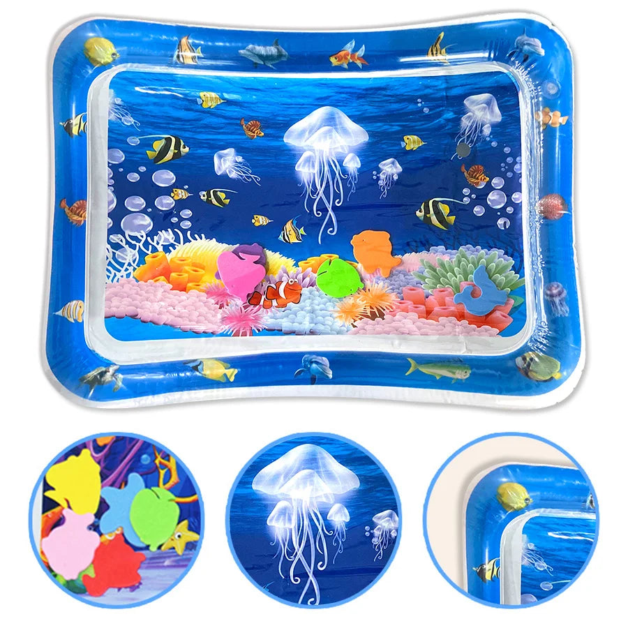 Tapis d'Éveil Évolutif à Eau pour Bébé | Expérience Sensorielle Aquatique