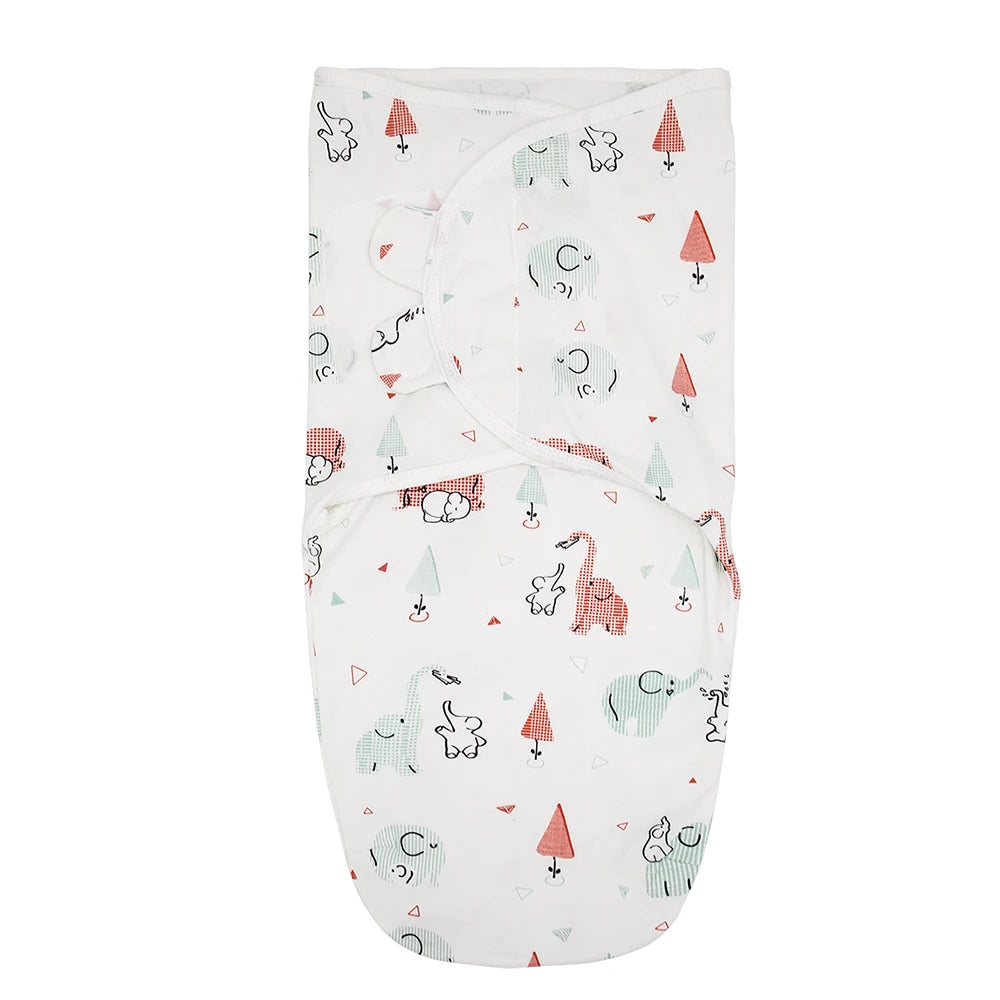 Couverture d'Emmaillotage 100% Coton | Sommeil Paisible & Réconfort Bébé